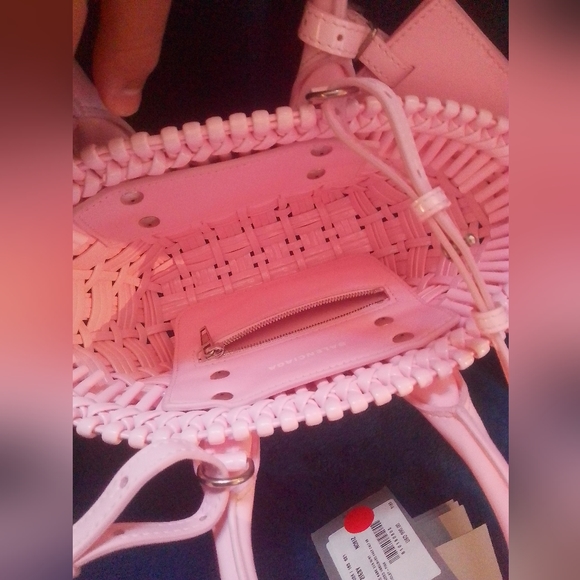 Balenciaga Bistro XXS Woven Basket Bag with strap - Candy - Picture 5 of 5